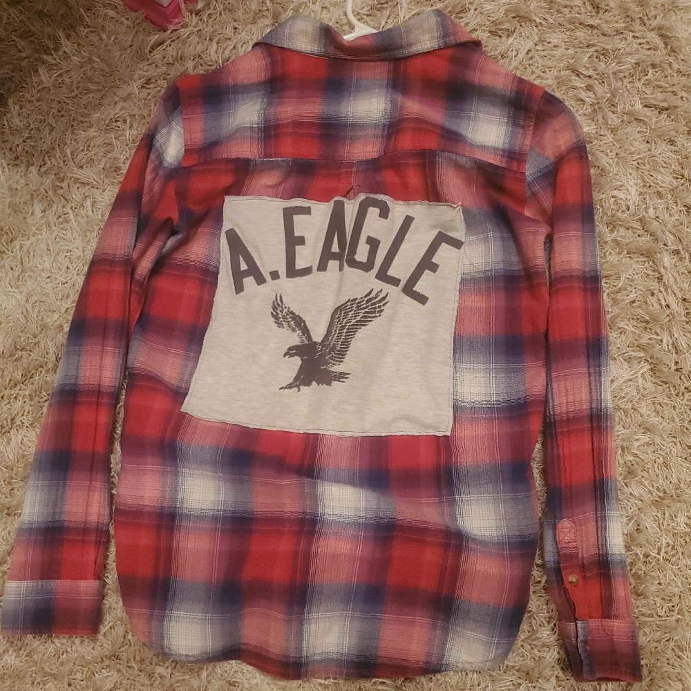 American eagle flannel shirt